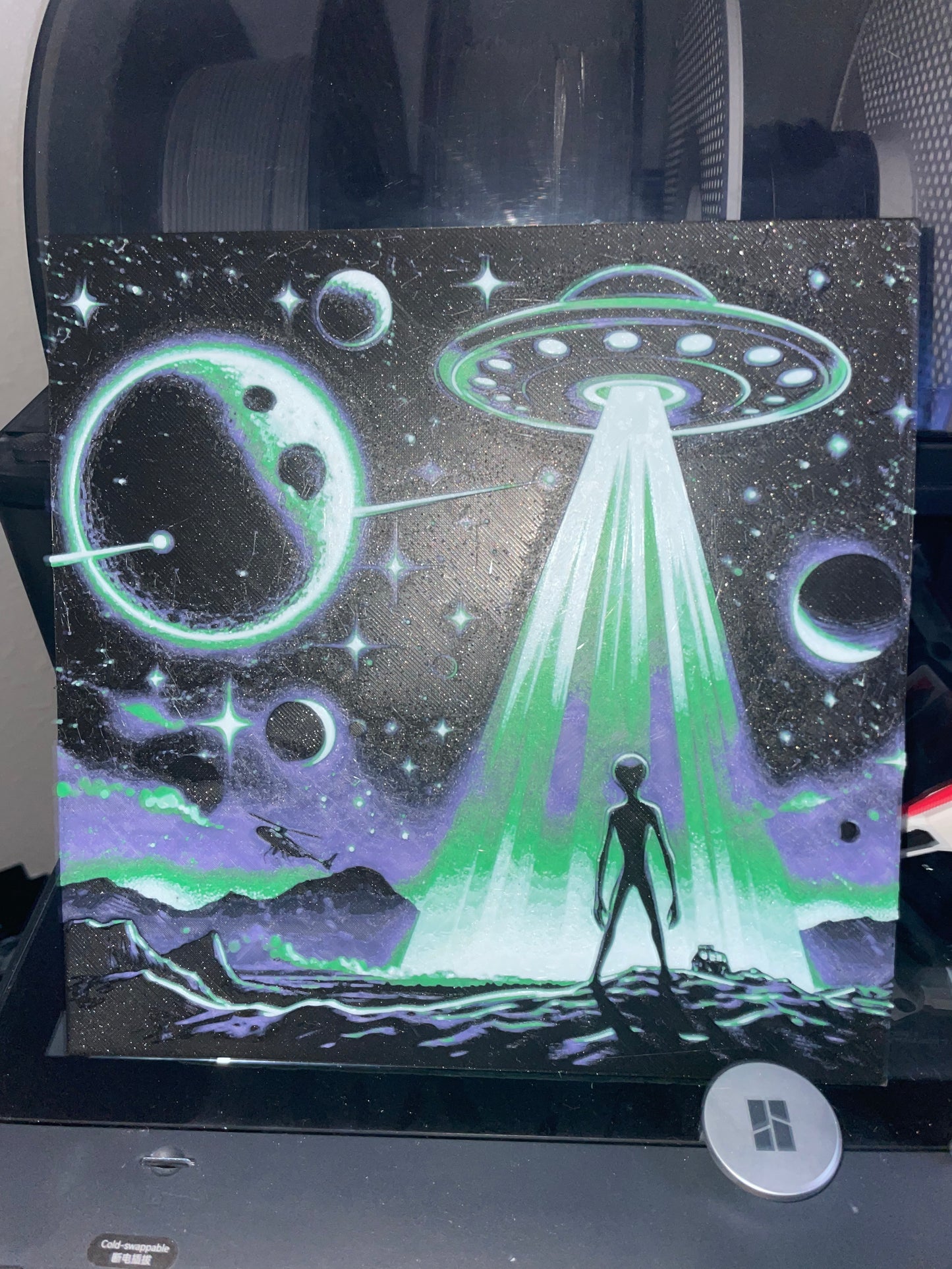 3d Printed Art with stand